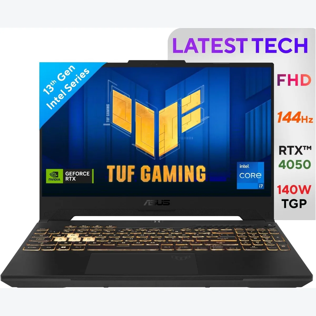 ASUS TUF Gaming F15 angle view