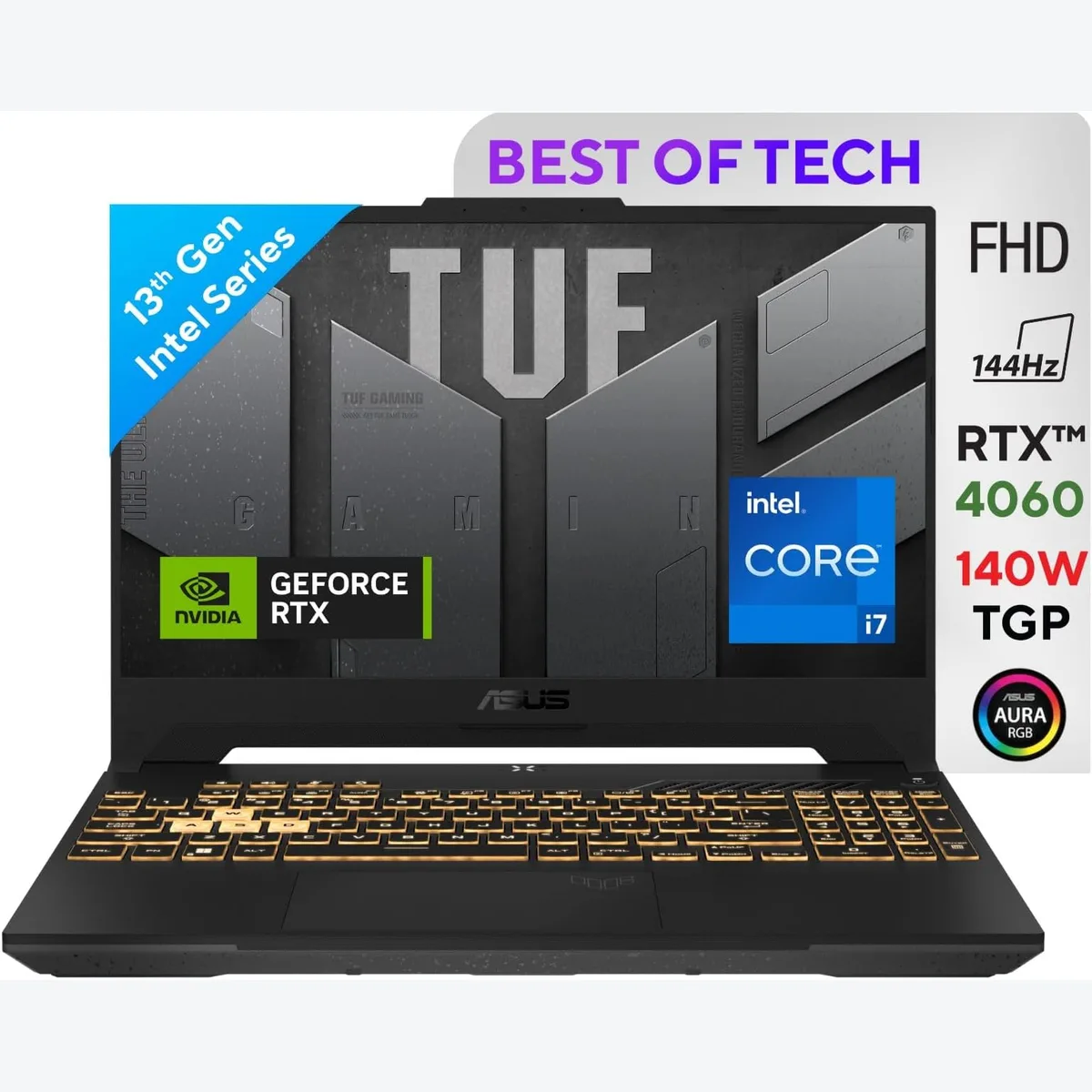 ASUS TUF Gaming F15 detail view